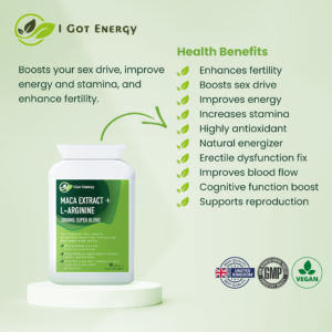 Boost your sex drive, improve energy and stamina, and enhance fertility with this complete powerhouse formula for both men and women.