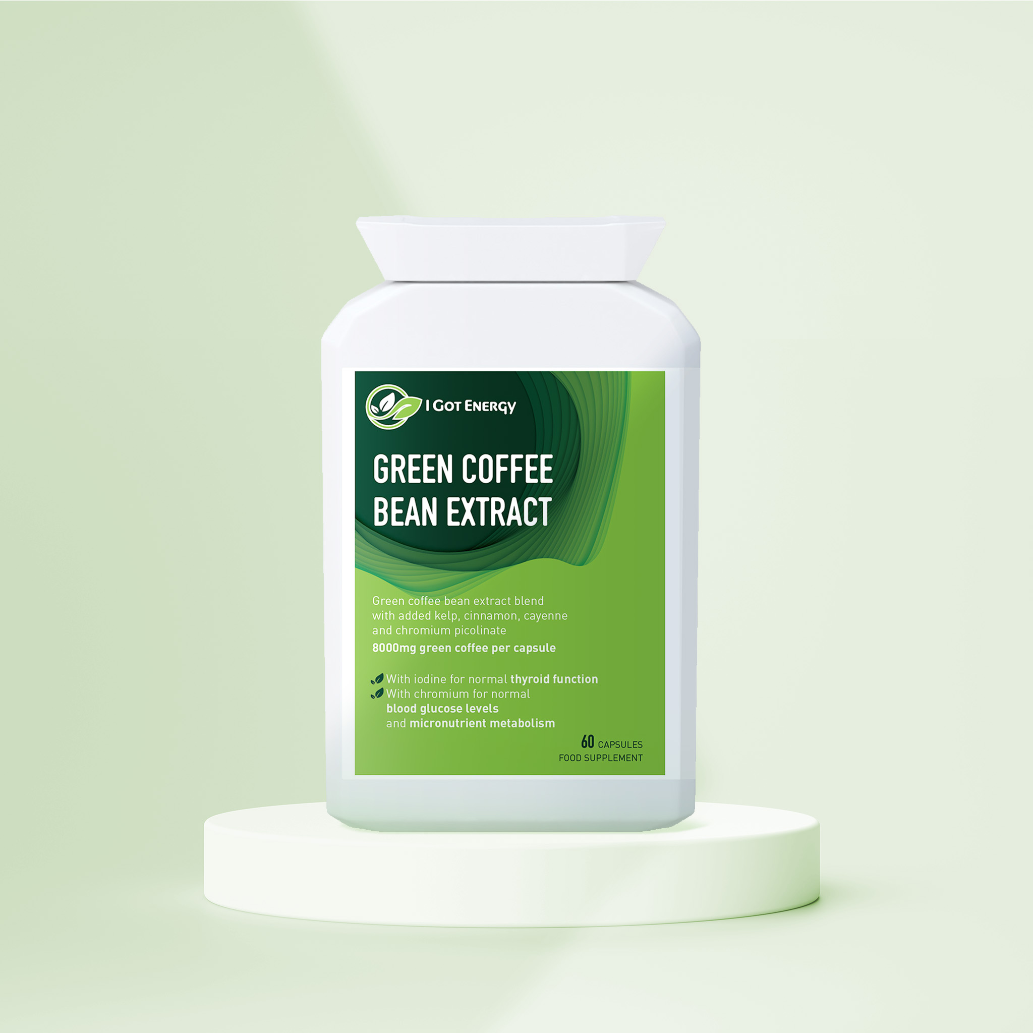 Green Coffee Bean Extract Capsules iGotEnergy UK