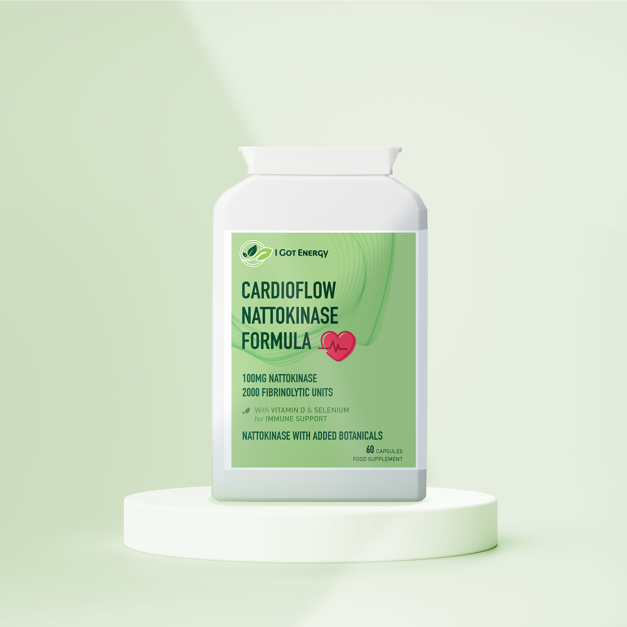Support healthy circulation, blood pressure, and heart function with CardioFlow's potent nattokinase formula and synergistic botanicals.