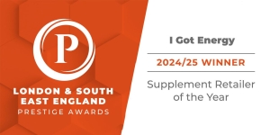 I Got Energy wins 2024/25 Supplement Retailer of the Year at London & South East England Prestige Awards