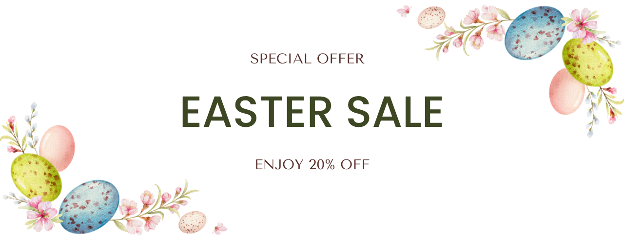 Easter Sale offer 20% off