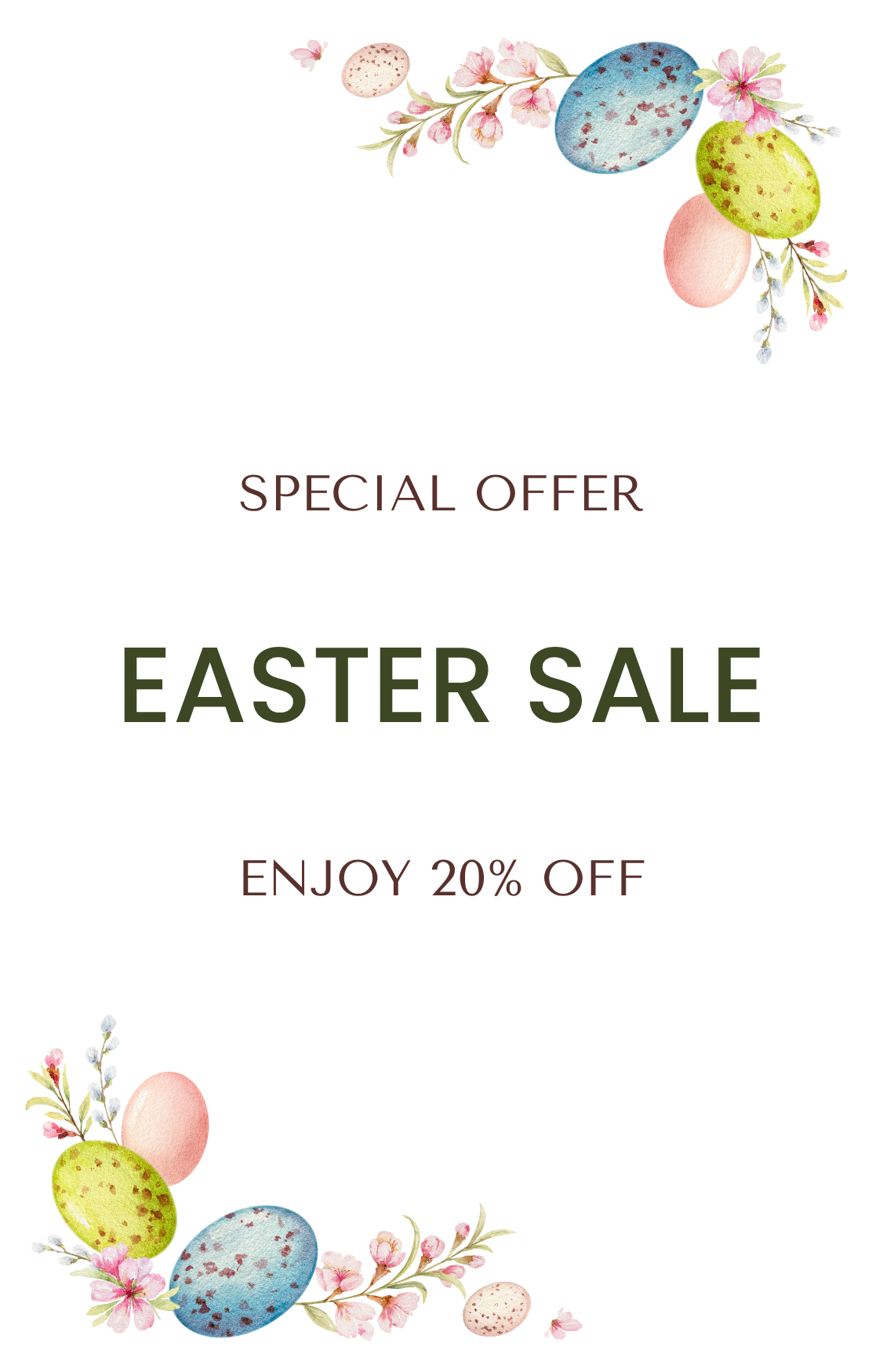 Easter Sale Offer 20% Off